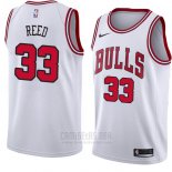 Camiseta Chicago Bulls Willie Reed #33 Association 2018 Blanco