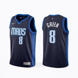 Camiseta Dallas Mavericks Josh Green #8 Earned 2020-21 Azul