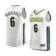 Camiseta Denver Nuggets Jarrojo Vanderbilt #6 Association 2017-18 Blanco