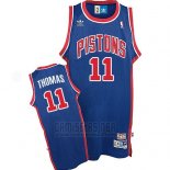 Camiseta Detroit Pistons Isiah Thomas #11 Retro Azul