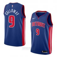 Camiseta Detroit Pistons Langston Galloway #9 Icon 2018 Azul