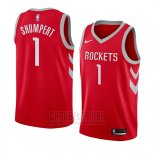 Camiseta Houston Rockets Iman Shumpert #1 Icon 2018 Rojo