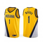 Camiseta Indiana Pacers T.j. Warren #1 Ciudad Gris
