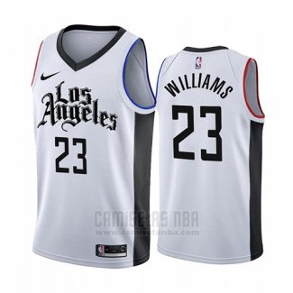 Camiseta Los Angeles Clippers Lou Williams #23 Ciudad 2019-20 Blanco