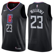 Camiseta Los Angeles Clippers Lou Williams #23 Statement 2018-19 Negro