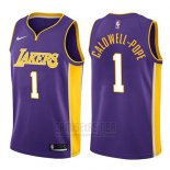 Camiseta Los Angeles Lakers Kentavious Caldwell-Pope #1 Statement 2017-18 Violeta