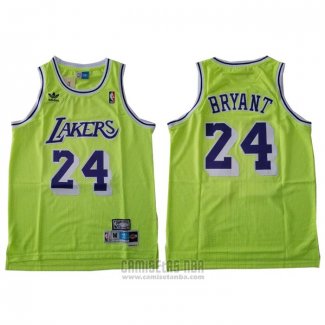 Camiseta Los Angeles Lakers Kobe Bryant #24 Verde