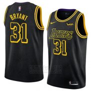 Camiseta Los Angeles Lakers Thomas Bryant #31 Ciudad 2018 Negro