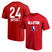 Camiseta Manga Corta All Star 2020 Los Angeles Lakers Kobe Bryant Rojo