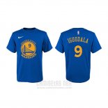 Camiseta Manga Corta Andre Iguodala Golden State Warriors 2019 Azul