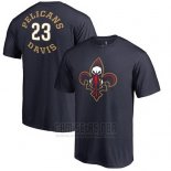 Camiseta Manga Corta Anthony Davis New Orleans Pelicans Azul Marino2