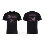 Camiseta Manga Corta Black Mamba Los Angeles Lakers Negro