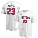 Camiseta Manga Corta Blake Griffin Detroit Pistons Blanco