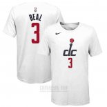 Camiseta Manga Corta Bradley Beal Washington Wizards Blanco 2019-20 Ciudad