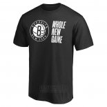 Camiseta Manga Corta Brooklyn Nets Whole New Game Negro