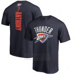 Camiseta Manga Corta Carmelo Anthony Oklahoma City Thunder Azul Marino2