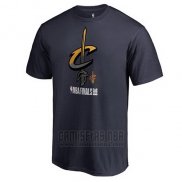 Camiseta Manga Corta Cleveland Cavaliers Azul Marino 2018 Eastern Conference Champions Extended Run