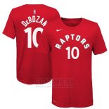 Camiseta Manga Corta DeMar DeRozan Toronto Raptors Rojo3