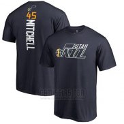 Camiseta Manga Corta Donovan Mitchell Utah Jazz Azul Marino