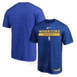 Camiseta Manga Corta Golden State Warriors Practice Performance 2022-23 Azul