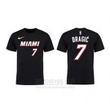 Camiseta Manga Corta Goran Dragic Miami Heat Negro4