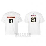 Camiseta Manga Corta Jamal Murray Denver Nuggets Blanco