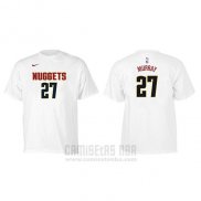 Camiseta Manga Corta Jamal Murray Denver Nuggets Blanco