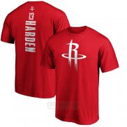 Camiseta Manga Corta James Harde Houston Rockets Rojo