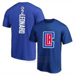 Camiseta Manga Corta Kawhi Leonard Los Angeles Clippers Azul