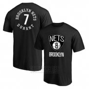 Camiseta Manga Corta Kevin Durant Brooklyn Nets Negro3