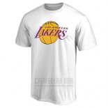 Camiseta Manga Corta Los Angeles Lakers Blanco