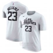 Camiseta Manga Corta Lou Williams Los Angeles Clippers Blanco 2019-20 Ciudad