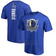 Camiseta Manga Corta Luka Doncic Dallas Mavericks Azul3