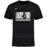 Camiseta Manga Corta Manu Ginobili San Antonio Spurs Negro Retirement Ceremony