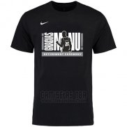 Camiseta Manga Corta Manu Ginobili San Antonio Spurs Negro Retirement Ceremony