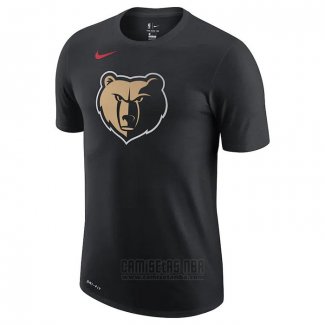 Camiseta Manga Corta Memphis Grizzlies Ciudad 2020-21 Negro