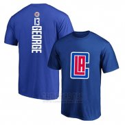Camiseta Manga Corta Paul George Los Angeles Clippers Azul