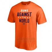 Camiseta Manga Corta Phoenix Suns Violeta Naranja Against The USA