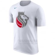 Camiseta Manga Corta Sacramento Kings Blanco Ciudad