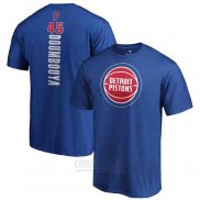 Camiseta Manga Corta Sekou Doumbouya Detroit Pistons 2019-20 Azul