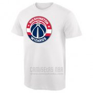 Camiseta Manga Corta Washington Wizards Blanco2