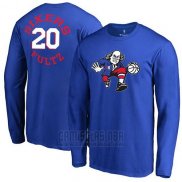 Camiseta Manga Larga Markelle Fultz Philadelphia 76ers Azul