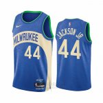 Camiseta Milwaukee Bucks Andre Jackson JR. #44 Ciudad 2023-24 Azul