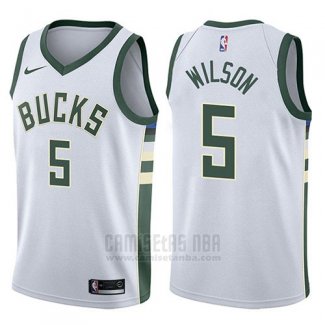 Camiseta Milwaukee Bucks D.j. Wilson #5 Swingman Icon 2017-18 Verde