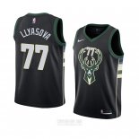 Camiseta Milwaukee Bucks Ersan Llyasova #77 Statement 2018 Negro