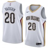 Camiseta New Orleans Pelicans Rashad Vaughn #20 Association 2018 Blanco