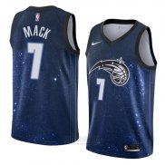 Camiseta Orlando Magic Shelvin Mack #7 Ciudad 2018 Azul