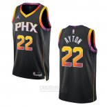 Camiseta Phoenix Suns Deandre Ayton #22 Statement 2022-23 Negro