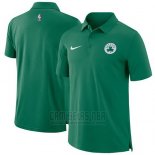 Camiseta Polo Boston Celtics Verde