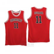 Camiseta Shohoku Rukawa #11 Rojo